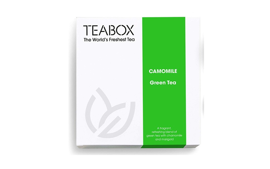 Teabox Camomile Green Tea    Box  16 pcs